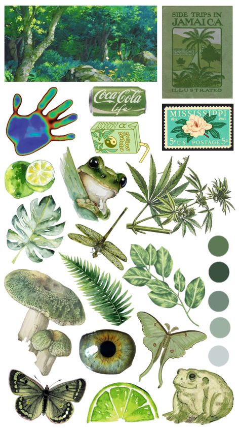 #greenaesthetic #green File Decoration Ideas, Vintage Scrapbook Paper, Boho Art Drawings, Scrapbook Printing, Collage Scrapbook, Artsy Photos, Pinterest Diy Crafts, Green Sticker, Scrapbook Stickers Printable