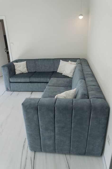 Corner Sofa Design Living Rooms, L Shape Sofa Design Living Rooms, L Shape Sofa Living Room, Capitone Sofa, Sofa Design Living Rooms Indian, Modern Living Room Sofa Set, L Shaped Sofa Designs, Green Sofa Living Room, Sofa Couch Design