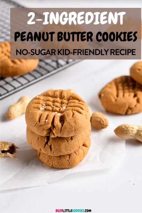 Low Sugar Cookies For Kids, Easy Oatmeal Cookies 2 Ingredients, Two Ingredient Cookies, Low Calorie Peanut Butter, Sugar Free Peanut Butter Cookies, Three Ingredient Peanut Butter Cookies, 2 Ingredient Cookies, Peanut Butter Banana Cookies, Healthy Peanut Butter Cookies