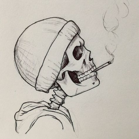 [New] The 10 Best Home Decor (with Pictures) -  My kind of man #skull #skullobsession #skulllovers #skulltattoo #smokingkills #smoke #joint #sketch #sketching #blackandwhite #tattooinspiration #apprenticetattooer #apprentice #occult #occultarcana Skull Drawing Sketches, Sick Drawings, Easy Graffiti, Easy Graffiti Drawings, Skull Sketch, Arte Cholo, Interesting Drawings, Disney Drawings Sketches, Desen Realist