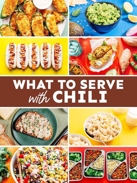 What To Serve With Chili (29 Delicious Pairings!) What Goes With Chili, What To Serve With Chili, Serve With Chili, Chili Cheese Fries Recipe, Spanish Rice And Beans, Breakfast Fruit Salad, Vegan Chilli, Rosemary Roasted Potatoes, Favorite Chili Recipe