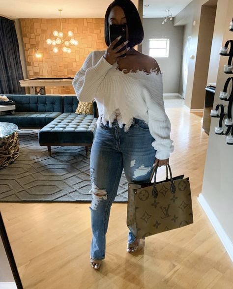 Grown Woman Outfits Black Women Fall, White Casual Outfits For Women, Stylish Black Outfits, Inspiration For Black Women, Spring Fashion Inspiration, Fall Outfits Black Women, Vegas Outfits, Baddie Vibes, Best Revenge