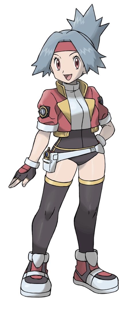 Johto Gym Leaders, Pokemon Ranger, Pokemon Mallow, Female Pokemon Trainers, Old Pokemon, Trainers Girls, Pokemon Official, Ghost Pokemon, Pokemon Waifu