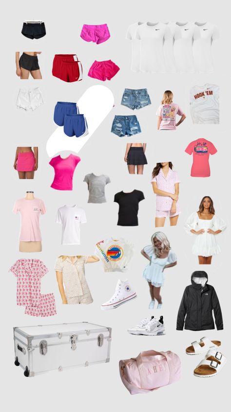 Camp packing list 🫶🫶 Xc Meet Packing List, School Camp Packing List, What To Pack For Camp, Sleepaway Camp Outfits, Packing For Camp, Church Camp Packing List, Church Camp Outfits Summer, Sleepaway Camp Packing List, Sleepaway Camp Essentials