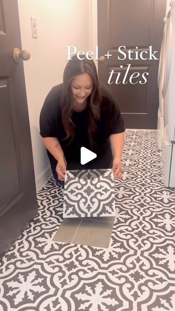 Naomi Vega | Content Creator on Instagram: "Laundry room refresh with these Peel & Stick Tiles 🙌🏼

So easy to do and affordable! 😍

Comment TILES for the links to my laundry room makeover or shop my LTK https://liketk.it/4Dz8l" Vinyl Peel And Stick Tiles, Peel And Stick Tile Backsplash Laundry Room, Bathroom Stick On Tiles, Stick On Tiles Bathroom, Laundry Room Refresh, Tile Over Tile, Peel And Stick Floor Tile, Laundry Room Tile, Stick Tile Backsplash