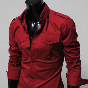 Pocket Shirts, Big Pocket, Sharp Dressed Man, Pocket Shirt, Well Dressed Men, Red Shirt, Gentleman Style, Mens Casual, Well Dressed