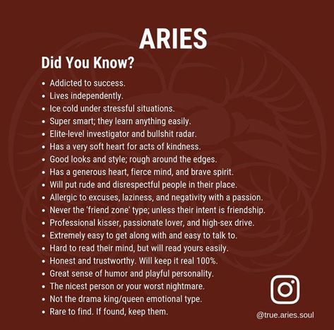 Aries Traits Woman Facts, Aries Personality Traits Men, Aries Date, Sag And Aries, Aries Woman Art, Aries Fire Sign, Aries Meaning, Aries Woman Quotes, Facts About Aries