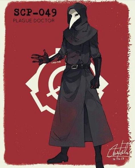 Scp 49, Scp 049-j, Doctor Drawing, Plague Mask, Scp 049, Plague Doctor, Anime Character Design, R A, Character Inspiration