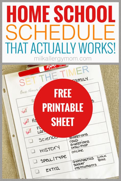 Easy Schedule, Milk Allergy Mom, Free Family Printables, Printable Schedule, Teaching Degree, Losing Your Mind, Science Questions, Milk Allergy, School Mom