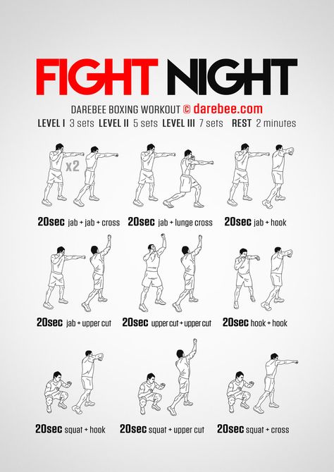 Fight Night Workout Boxer Prime, Boxing Exercises, Boxer Workout, Lichaamsgewicht Training, Fighter Workout, Boxing Training Workout, Boxing Techniques, Boxing Drills, Superhero Workout