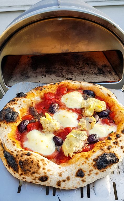 #brotokoll Slo-Mo Pizza2 Neapolitanische Pizza, Flour Alternatives, Sourdough Pizza, Baking Stone, Sourdough Baking, Bread Bun, Dough Balls, Recipe Notes, Pizza Oven