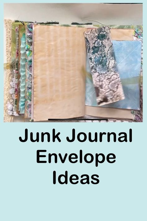 Junk journal Envelope decorating  after putting your signatures in, what to do with the little flap side Junk Journal Ideas Inspiration Envelopes, Junk Journal Envelopes, Junk Journal Ideas, Window Envelopes, How To Make An Envelope, Decorated Envelopes, Journal Scrapbook, Mailing Envelopes, How To Decorate