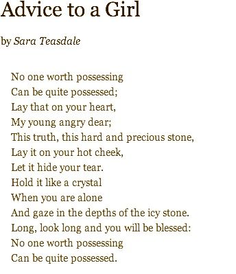 Sara Teasdale What Is Poetry, Sara Teasdale, Found Poetry, National Poetry Month, Poetry Month, Poetry Words, Meaning Of Life, Hopeless Romantic, Romantic Quotes