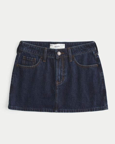 Women's Mid-Rise Denim Mini Skirt | Women's Bottoms | HollisterCo.com Hollister Clothes, Bday Wishlist, Women's Bottoms, Teen Clothing, Light Wash Denim, Denim Mini, Denim Mini Skirt, Fall 2024, Clothing For Women