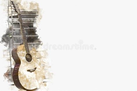 Guitar Background Aesthetic, Thumbnails Youtube Background, Guitar Images, Certificate Background, Music Background, Unique Guitars, Acoustic Music, Music Backgrounds, Music Tattoos