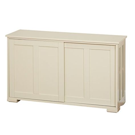 Great Storage Antique Look And Vintage Feel, Cream Antique White Convenient Stackable Cabinet, With Sliding Doors, Assembly Required + Expert Guide Dorm Under Bed Storage, Sliding Wooden Doors, Stackable Cabinet, Cabinet With Sliding Doors, Decorative Storage Cabinets, Storage Furniture Living Room, Inside Cabinets, Wood Composite, Glass Cabinet Doors