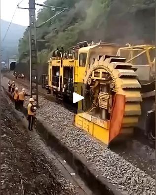 9.3M views · 138K reactions | The Fast and Easy Way of Building Train Tracks: The Role of Machines and Workers | The Fast and Easy Way of Building Train Tracks: The Role of Machines and Workers #rail #train #railway #railroad #traintracks #trend #trending... | By Fatafatnews | Facebook Train Crash, Rail Train, Train Railway, Train Tracks, Civil Engineering, Model Trains, Engineering, Track, Train