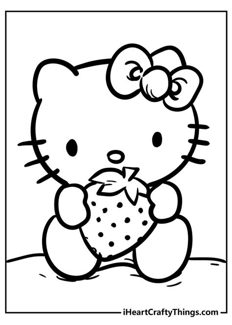 Cute And Sweet Hello Kitty Coloring Pages Hello Kitty Desenho, Hello Kitty Coloring Pages, Kitty Coloring Pages, Tapeta Hello Kitty, Hello Kitty Imagenes, Hello Kitty Colouring Pages, Hello Kitty Printables, Cat Coloring Book, Kitty Coloring