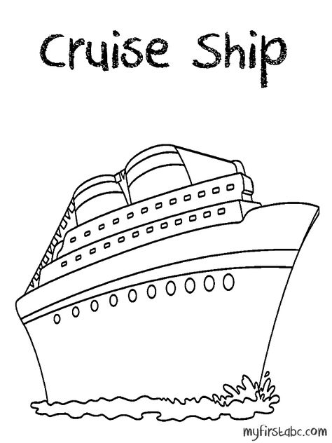 Coloring page: Cruise ship / Paquebot (Transportation) #140784 - Printable coloring pages Cruise Activities, Frozen Coloring Pages, Disney Cruise Ships, Disney Ships, Cruise Door, Coloring Pages Inspirational, Truck Coloring Pages, Ship Drawing, Writing Templates