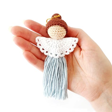 Crochet Angel Pattern, Angel Pattern, Christmas Crochet Patterns Free, Crochet Angels, Crochet Angel, Crochet Easy, Ornament Pattern, Crochet Christmas Ornaments, Christmas Crochet Patterns