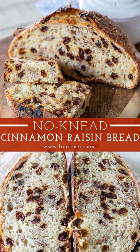 Cinnamon Raisin Bread Recipe, Diet Types, Healthy Breads, Pain Aux Raisins, Gf Food, Pembuat Roti, Dutch Oven Bread, Gf Baking, Cinnamon Raisin Bread