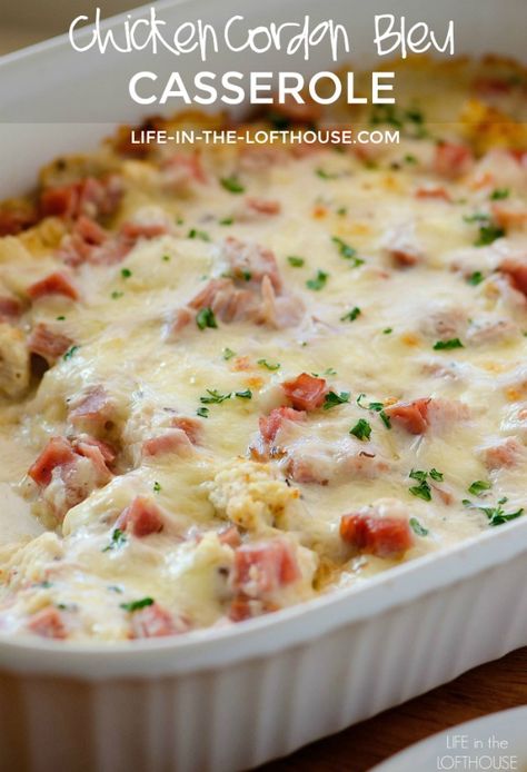 Easy Chicken Cordon Bleu Casserole, Chicken Cordon Bleu Casserole Recipe, Easy Chicken Cordon Bleu, Cordon Blue, Cordon Bleu Casserole, Chicken Cordon Bleu Casserole, Chicken Cordon, Chicken Cordon Bleu, Corn Dogs