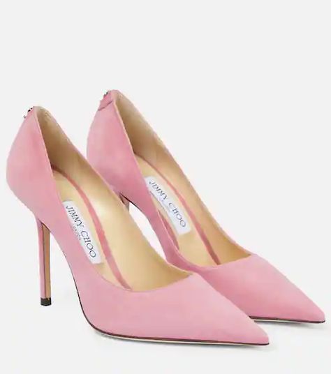 Jimmy Choo Shoes for Women | Mytheresa US Jimmy Choo Heels Pink, Pink Heels Png, Deepika Hairstyles, Pink Jimmy Choo, Pink Suede Pumps, Pink Wardrobe, Pink Suede Heels, Jimmy Choo Romy, Pink Stilettos