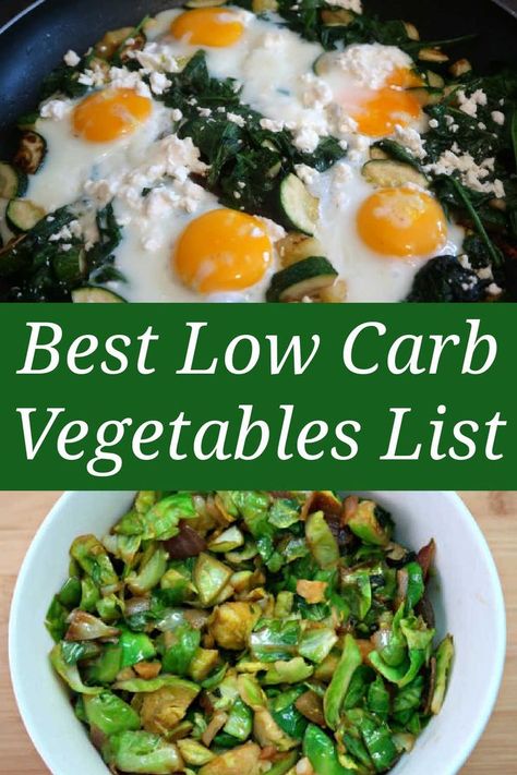 Best Low Carb Vegetables List – including the best keto diet friendly recipes and ideas for the veggies lowest carbs – and what to avoid. Lowest Carb Veggies, Best Low Carb Vegetables, No Carb Vegetables, No Carb Veggies, Carbs List To Avoid, Carbohydrates Recipes, Plant Carbohydrates, Carb Vegetables List, List Of Low Carb Foods