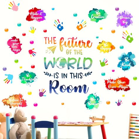 Kids Wall Decals Classroom Decals Colorful Inspirational Wall Decals Daycare Decals Playroom Wall Decor Motivational Wall Decals Positive Saying Sticker. Daycare Decals, Classroom Decals, Vinyl Painted, Classroom Wall Decor, Inspirational Wall Decals, Family Wall Decals, Neutral Wall Decor, Kids Room Wall Decals, Playroom Wall Decor