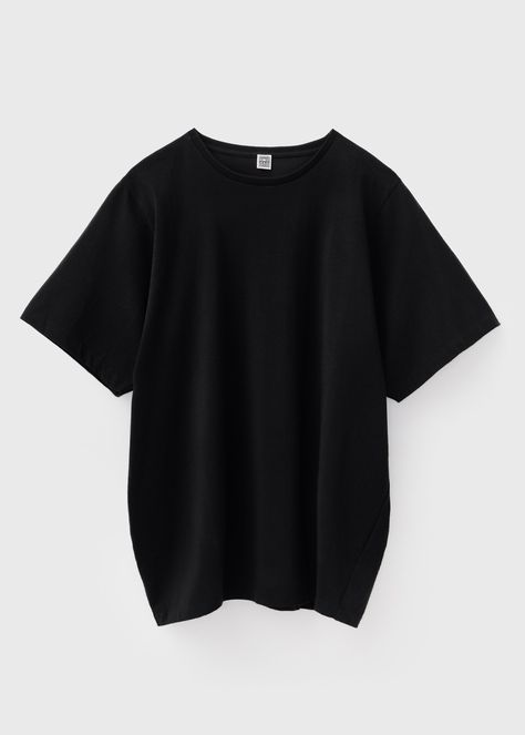 Black Tees, Mode Kpop, Plain Tshirt, Organic Cotton Fabric, Comfortable Fashion, Oversized Tshirt, Black Tee, Shirts For Girls, Cotton T Shirt