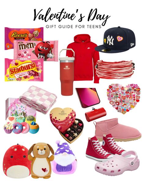 Valentine’s Day gift guide for teens Teen Valentine Gifts For Him, Teen Boy Valentines Basket, Teenager Valentine Gifts, Valentines Basket For Teen Girl, Teen Girl Valentine Basket, Teen Valentine Gifts From Parents, Valentines Gifts For Teenage Daughter, Valentine’s Day Gifts For Boys, Teen Girl Valentine Gift Ideas