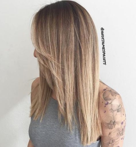 Balayage Hair Blonde Straight, Caramel Blonde Balayage, Dark Blonde Balayage, Balayage Straight, Balayage Straight Hair, Balayage Hair Caramel, Blonde Balayage Hair, Brown Ombre Hair, Latest Hair Color