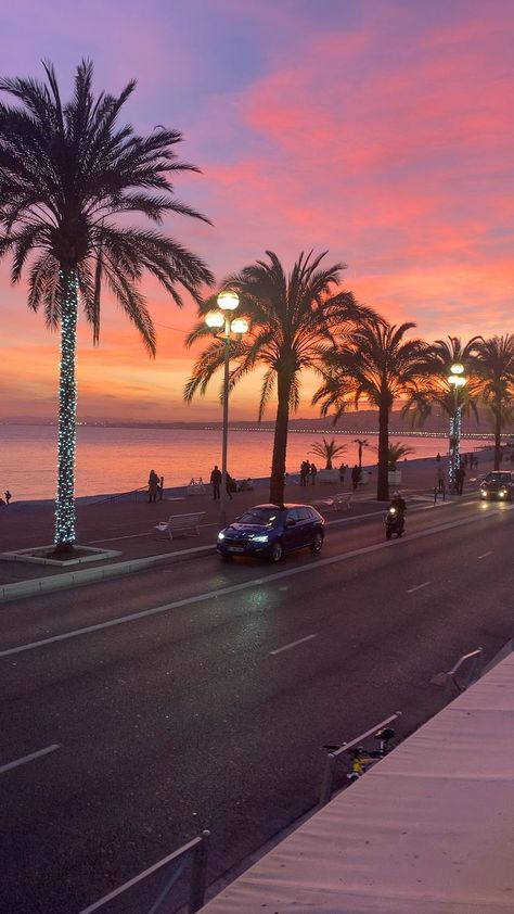 Nice vice city [Video] | Sunset photography, Landscape photography, Sky aesthetic Elegance Wallpaper, Stylish Tips, Vice City, Ideas For Bathroom, Sunset City, Look At The Sky, Nice France, Beautiful Locations Nature, Sunset Wallpaper