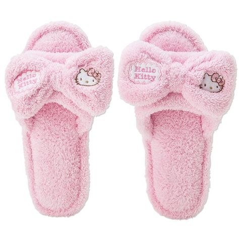 Slippers Aesthetic, Rich Room, Sanrio Aesthetic, Dr Shoes, Kawaii Shoes, Cute Slippers, Hello Kitty Items, Pink Princess, Pretty Shoes