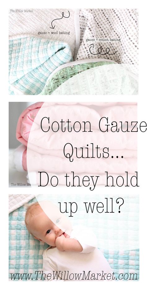 Cotton Gauze Blanket, Quilting Digest, Gauze Blanket, Whole Cloth Quilts, Quilt Care, Blanket Diy, Baby Sewing Projects, Double Gauze Fabric, Rag Quilt