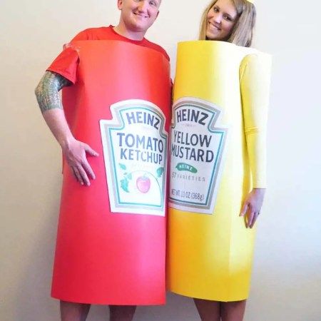 Disfraces de Halloween para parejas: ketchup y mostaza Yellow Tomatoes, A Color, Ketchup, Sloth, Blog Posts, Halloween, Color, Bariloche