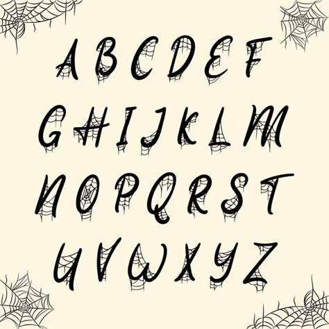 Halloween fonts #halloweenfonts fonts #fonts font #font 2.54 Halloween Hand Lettering Alphabet, Spooky Calligraphy Alphabet, Fall Font Alphabet, Creepy Writing Font, Halloween Fonts Alphabet Letters, Halloween Lettering Fonts, Fall Fonts Alphabet, Halloween Letters Alphabet, Halloween Pyrography