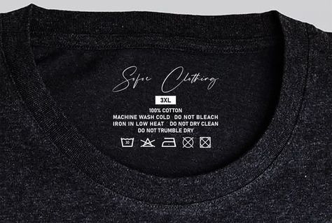 What is the Neck label? A neck label is a label that contains information about the garment that is on the inside rear of the garment around the neck area. It uses at mostly on the T-shirt neck inside. Best Reason of Choose me: 100% original design Fast delivery High-Quality Design Commercially usable design Easy to communicate. Neck Label Design, Shirt Labels, Denim 2024, Board Collage, T Shirt Label, Packaging Label Design, Shirt Label, Boy Shirt, Free Tshirt