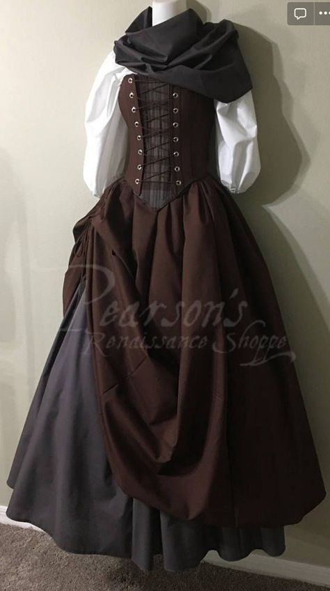 Fraser Clan, Istoria Modei, Fair Outfits, Fest Outfits, Old Fashion Dresses, Medieval Clothing, Medieval Dress, Modieuze Outfits, Fantasy Dress