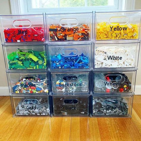 Toy Room Storage Ideas, Kids Lego Storage, Boy Toy Organization, Small Playroom Organization, Storage Ideas For Kids, Boy Toy Storage, Lego Storage Solutions, Lego Room Ideas, Toy Room Storage