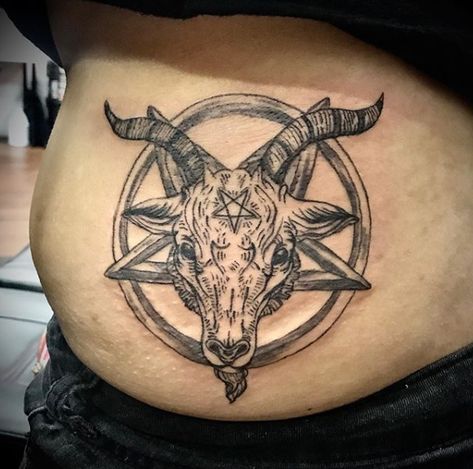 baphomet head Baphomet Head, Baphomet Tattoo, Tattoo Designs With Meaning, Designs With Meaning, Comic Tattoo, Skull Tattoo Design, Tattoo Designs And Meanings, With Meaning, Tattoo Design