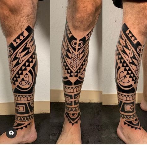 Polynesian Shin Tattoo, Tattoo Dino, Tattoo Maori Perna, Fijian Tattoo, Polynesian Leg Tattoo, Calf Tattoo Ideas, Calf Tattoo Men, Tattoo Perna, Tattoo Pierna