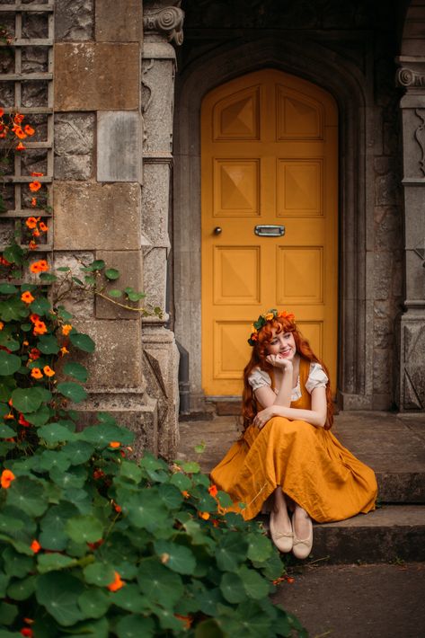 An Edwardian Autumn - A Clothes Horse Vivaia Flats, Cottagecore Autumn, Blair Dress, A Clothes Horse, Fairytale Photography, Dress Cottagecore, Cottagecore Dress, Cute Photography, Fantasy Dress