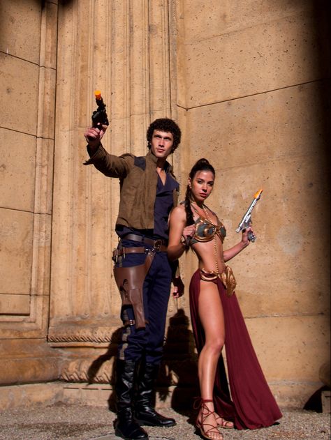 Iconic Couples Costumes Halloween Movies, Princess Leia And Luke Skywalker Costume, The Boys Halloween Costume, Badass Couple Costumes, Mixed Couple Halloween Costumes, Hallowen Costume Ideas For Couples, Brunette Couple Halloween Costumes, Marvel Couples Costumes, Hot Halloween Costumes Couples