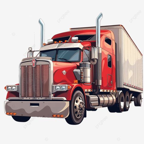 semi truck rig waving cartoon semi truck truck rig png Truck Cartoon, Transparent Image, Big Rig, Semi Truck, Truck Driver, Semi Trucks, Png Transparent, Png Image, Poster Design