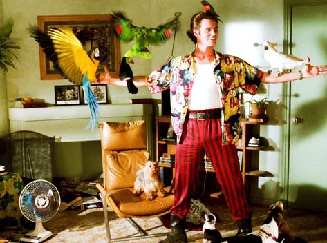 Ace Ventura Pet Detective Ace Ventura Pet Detective, The Cable Guy, Pet Detective, Horton Hears A Who, Ace Ventura, 90s Costume, Old Hollywood Movies, Private Eye, Jim Carrey