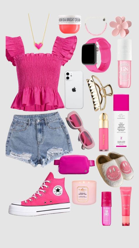 Barbie Outfits For School, Preppy School Outfits Strict Dress Code, Tsitp Outfits, Barbie Themed Outfits, Preppy Outfits For School, Preppy Stuff, Preppy Summer Outfits, Preppy Clothes, Outfit Inspo Summer