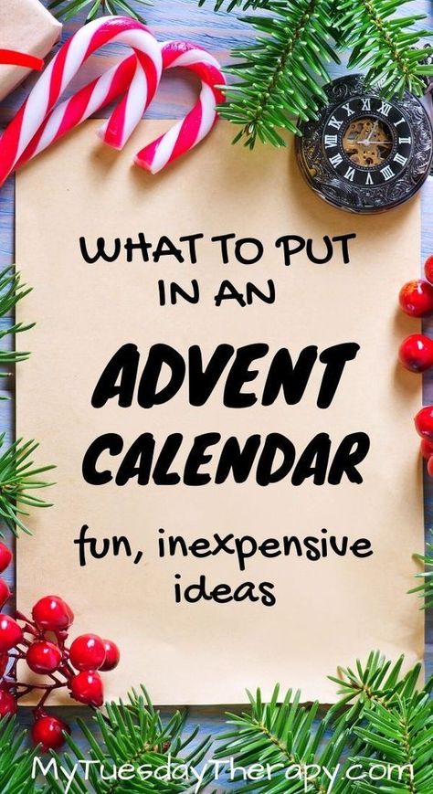 Small Advent Calendar Gifts, What To Put In Advent Calendar Gifts, What To Put Into Advent Calendar, Diy Advent Calender Gift Ideas, Diy Advent Calendars Ideas, Ideas For Advent Calendar Gifts, Advent Calender Filler Ideas For Kids, Advent Stocking Ideas, Christmas Advent Gift Ideas