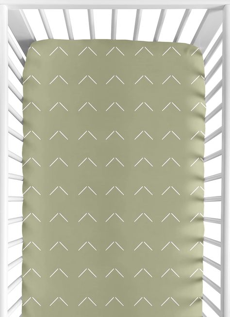 PRICES MAY VARY. Dimensions: 52 in. x 28 in. x 8 in. Brushed Microfiber - Sage Green and White Woodland Boho Arrow Print Fully elastic bottom for secure fit on most standard size cribs and toddler beds Easy machine washable and dryable Love the fabric style? Sweet Jojo Designs also makes coordinating bedding and decor accessories. Sweet Jojo Designs crib sheets are designed to match with their coordinating Crib Bedding Sets. Made with soft and cozy fabrics in exclusive patterns and colors. Sweet Green Nursery Boy, Southwest Nursery, Woodland Crib Bedding, Woodland Crib, Boho Arrow, Boys Crib, Crib Toddler Bed, Mini Crib Sheets, White Bohemian