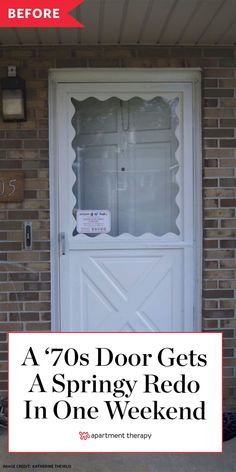 Painting A Storm Door Metals, New Front Door Before And After, Painting A Metal Screen Door, Painted Storm Door Ideas, Painting Screen Door Metal, Paint Screen Door, Redo Front Door, Storm Doors For Front Door Ideas, Paint Storm Door